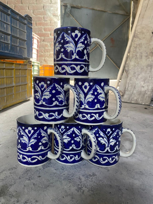 Hand Made & Hand Painted Traditional Multani Ceramic Blue Pottery 
COFFEE & TEA MUG